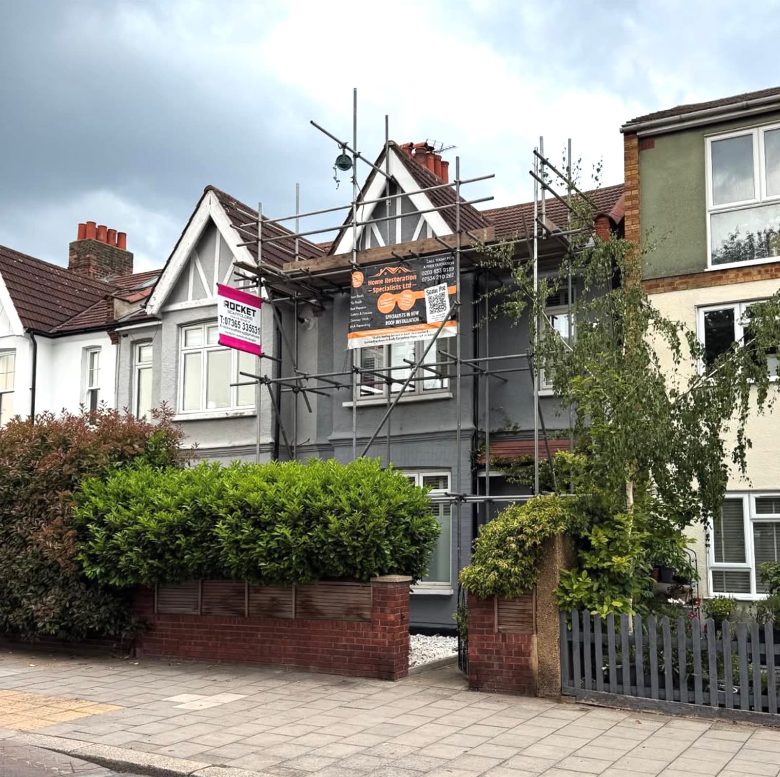 New build scaffolding package, London — Rocket Scaffolding